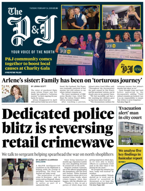 Cover of The Press and Journal (Inverness Highlands and Islands)