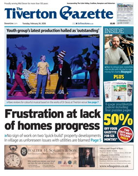 Cover of The Tiverton Gazette