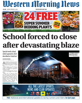 Cover of Western Morning News