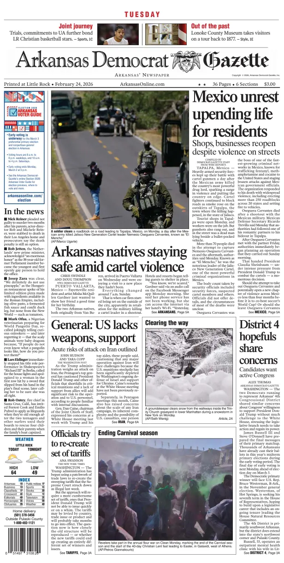 Cover of Arkansas Democrat-Gazette