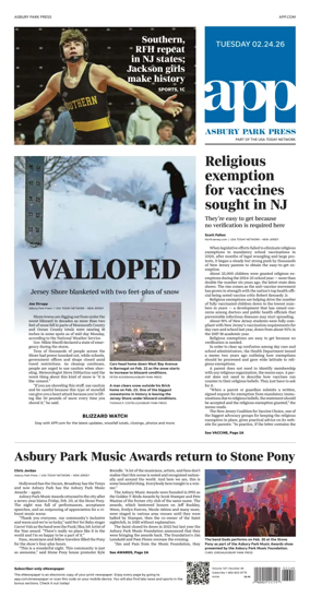 Cover of Asbury Park Press