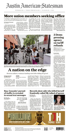 Cover of Austin American-Statesman