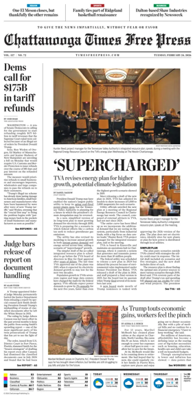 Cover of Chattanooga Times Free Press