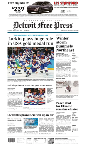 Cover of Detroit Free Press