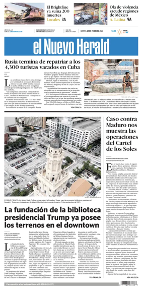Cover of El Nuevo Herald