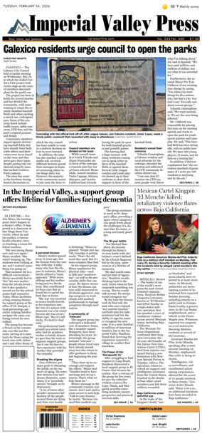 Cover of Imperial Valley Press