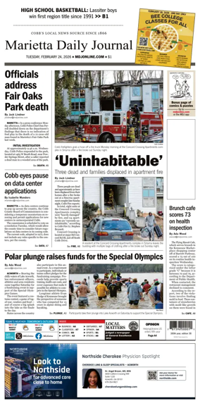 Cover of Marietta Daily Journal