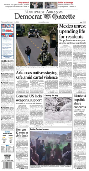 Cover of Northwest Arkansas Democrat-Gazette