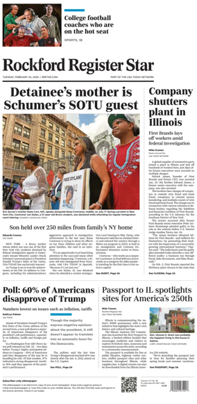 Cover of Rockford Register Star