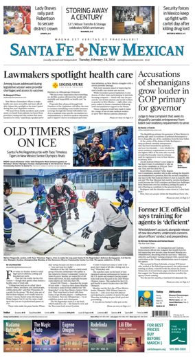 Cover of Santa Fe New Mexican