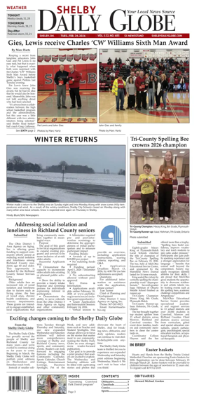 Cover of Shelby Daily Globe