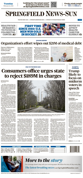 Cover of Springfield News-Sun