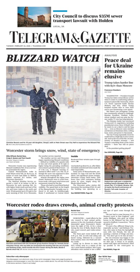 Cover of Telegram & Gazette