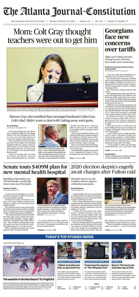 Cover of The Atlanta Journal-Constitution