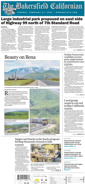 Cover of The Bakersfield Californian