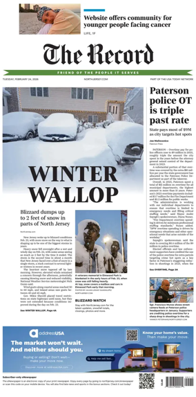 Cover of The Bergen Record