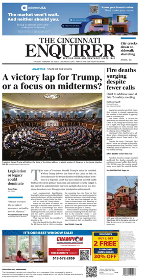 Cover of The Cincinnati Enquirer