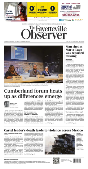 Cover of The Fayetteville Observer