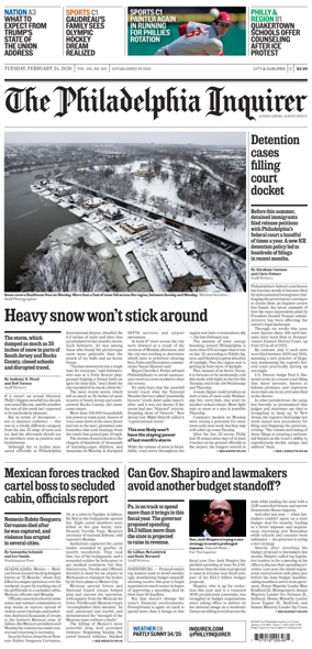 Cover of The Philadelphia Inquirer (South Jersey edition)