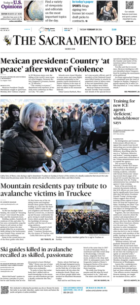 Cover of The Sacramento Bee