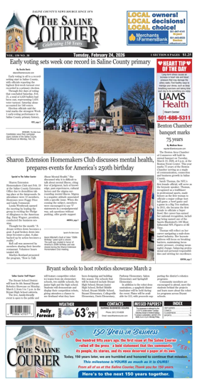 Cover of The Saline Courier