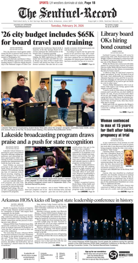 Cover of The Sentinel-Record