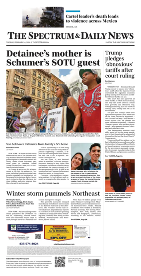 Cover of The Spectrum & Daily News