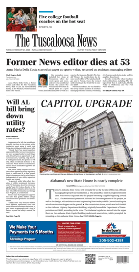 Cover of The Tuscaloosa News