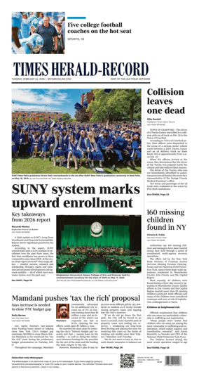 Cover of Times Herald-Record