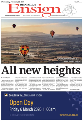 Cover of Benalla Ensign