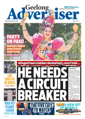 Cover of Geelong Advertiser