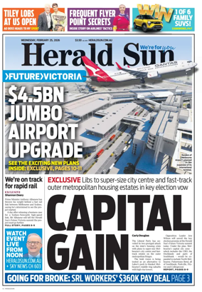 Cover of Herald Sun