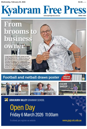 Cover of Kyabram Free Press