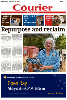 Cover of The Cobram Courier