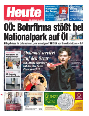 Cover of Heute - Oberosterreich Ausgabe