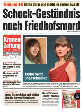 Cover of Kronen Zeitung