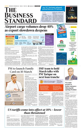 Cover of The Business Standard