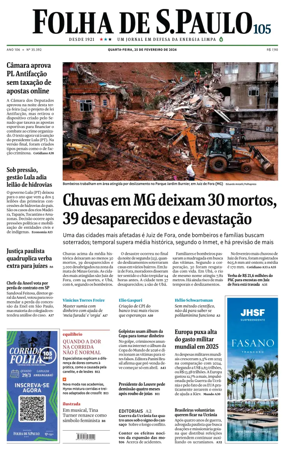 Cover of Folha de S.Paulo
