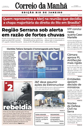 Cover of Jornal Correio da Manha
