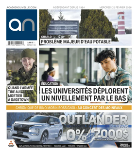 Cover of Acadie Nouvelle