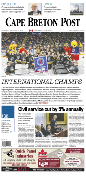 Cover of Cape Breton Post