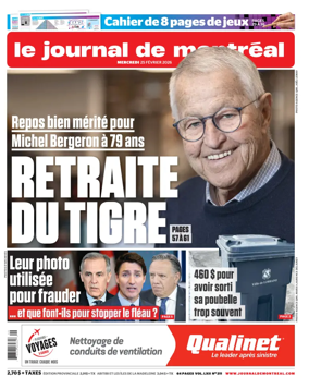 Cover of Le Journal de Montreal