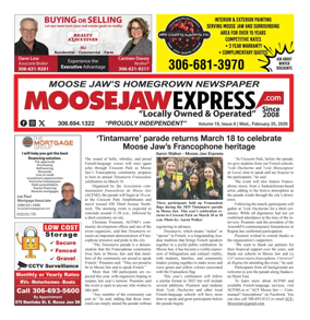 Cover of Moose Jaw Express.com