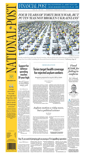 Cover of National Post - (National Edition)