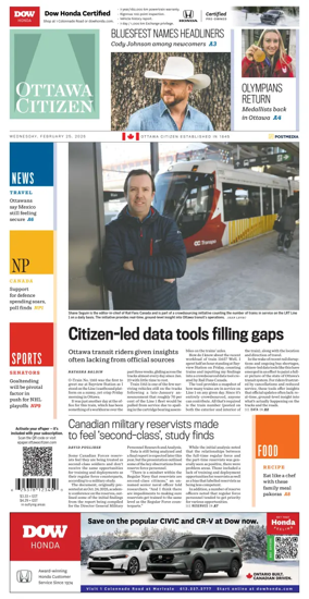 Cover of Ottawa Citizen