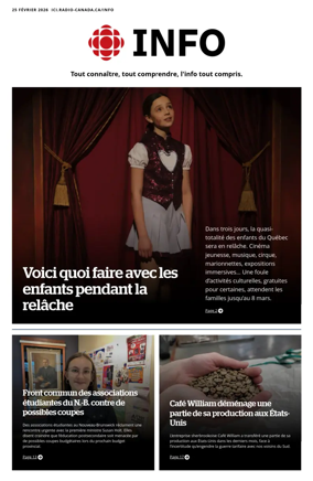 Cover of Radio-Canada Info