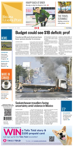 Cover of Regina Leader-Post