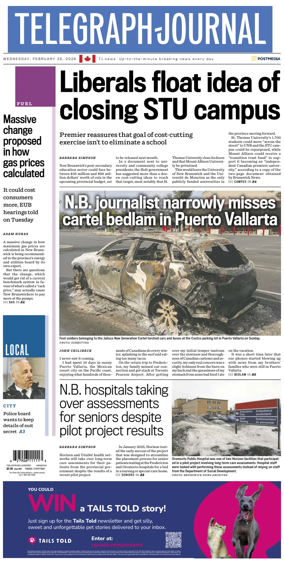 Cover of Telegraph-Journal