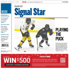 Cover of The Goderich Signal-Star
