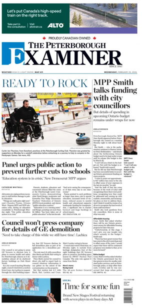 Cover of The Peterborough Examiner